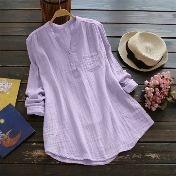 Casual cotton tunic for women - styled look 2