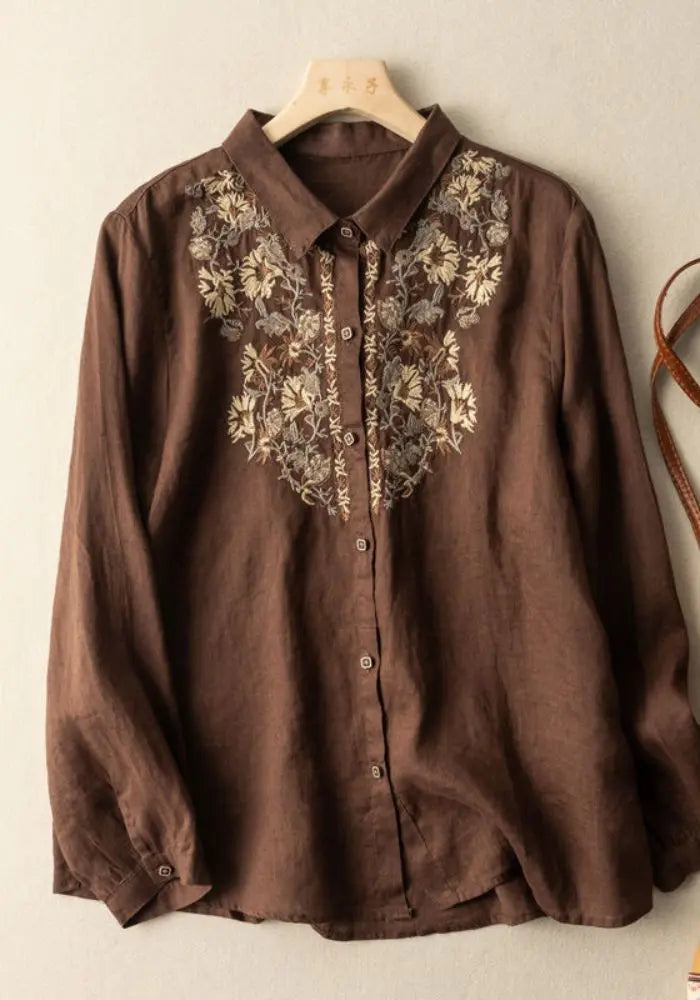 Rayon tunic for women - beige colorway
