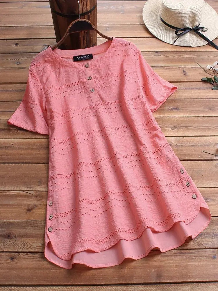 Chikankari embroidery tunic for women - detail