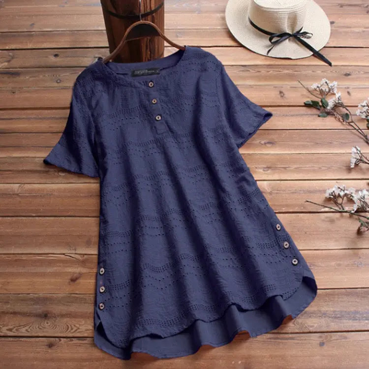Chikankari cotton tunic for women - styled look