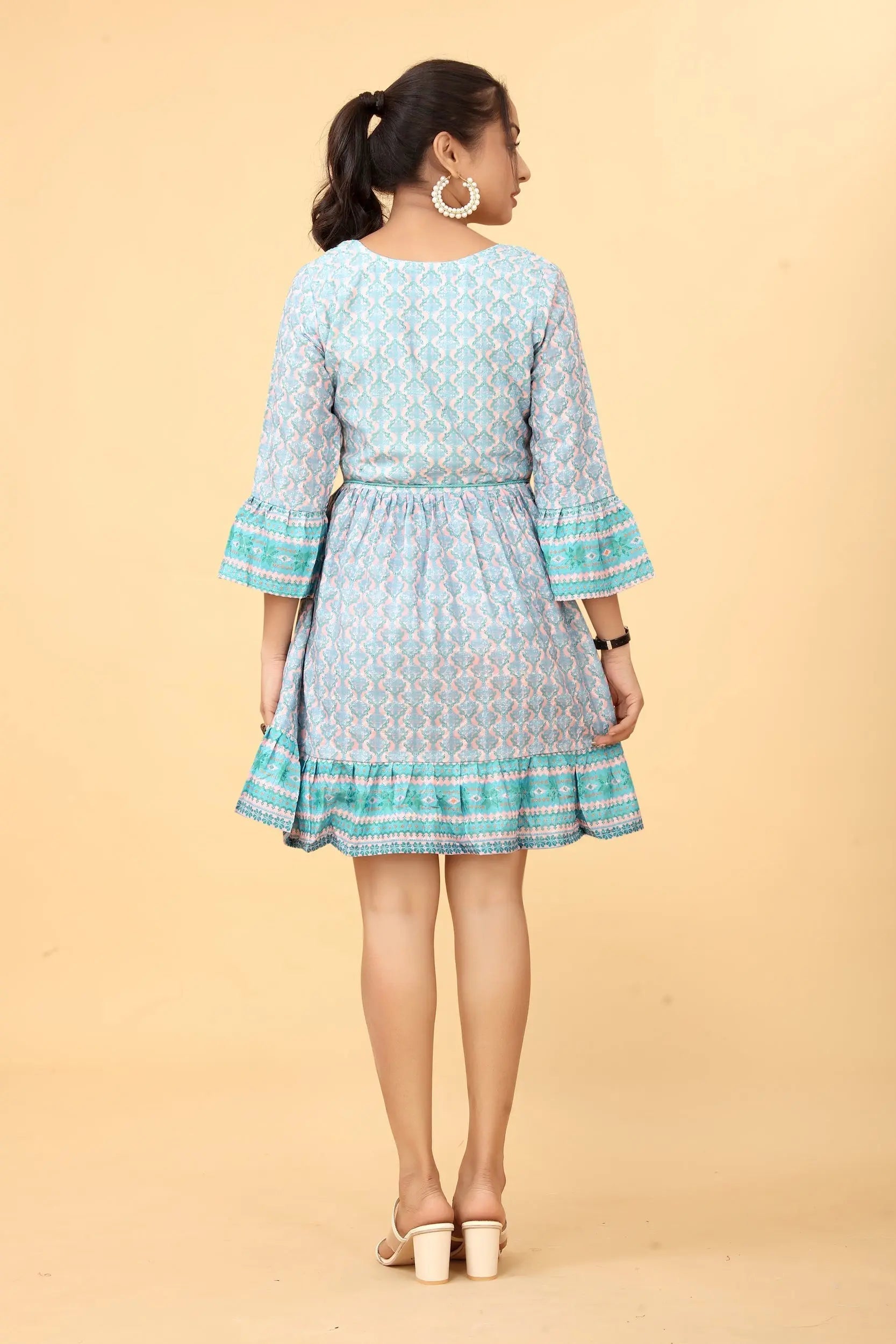 Chifli print tunic for women - styled look