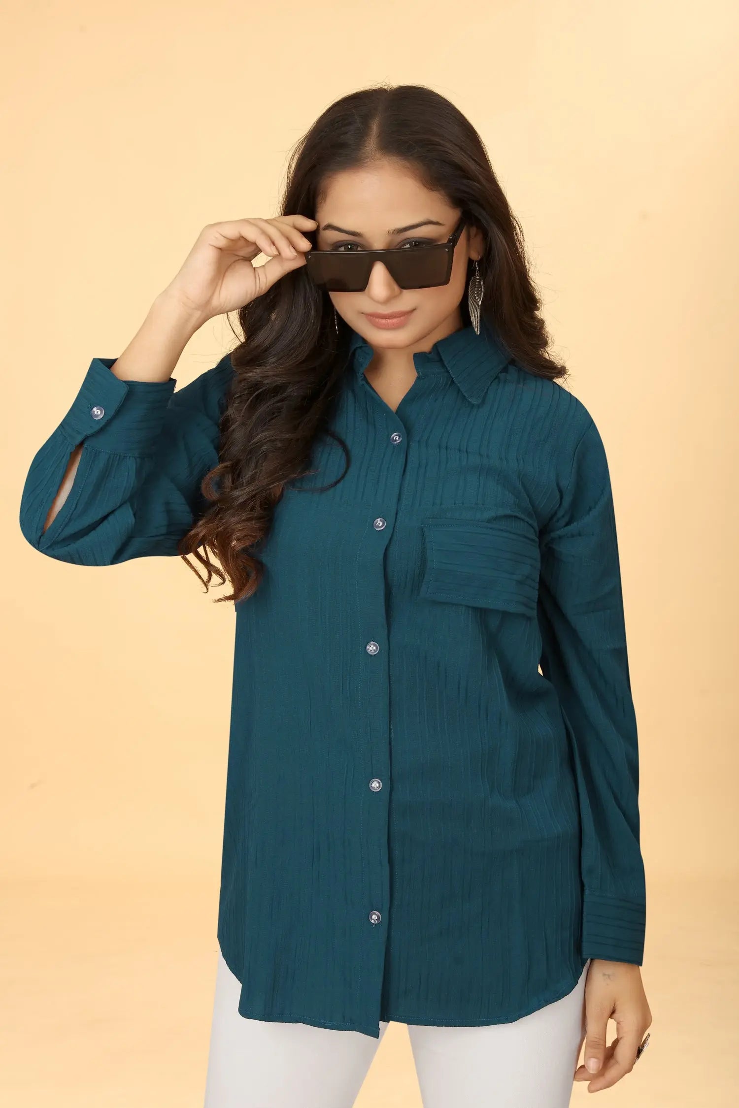 Collar neck top for women - color options
