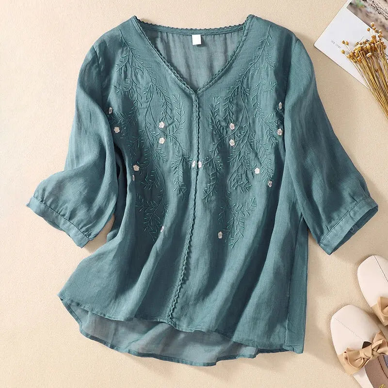 Viscose rayon tunic for women - styled look 3