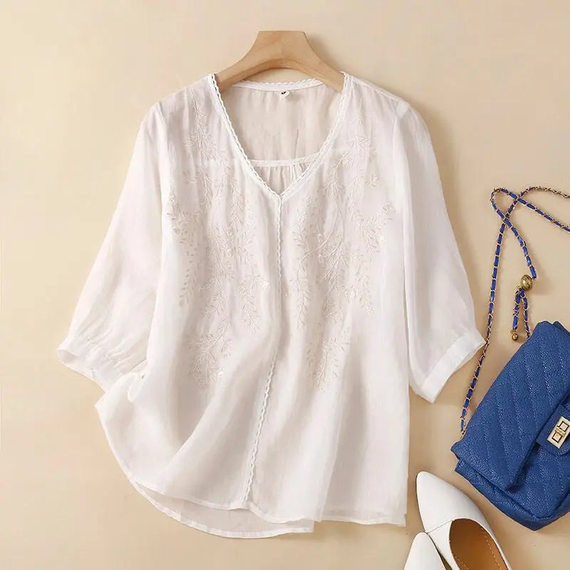 Viscose rayon tunic for women - styled look 1